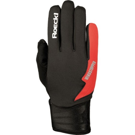 Top-Funktion Handschuhe Roeckl LL Lomma Windstopper schwarz-weiss